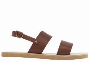 Ancient Greek Sandals Dinatos Men Casual Sandals Coffee | IED877XK