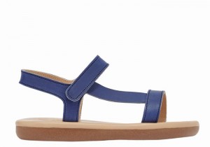 Ancient Greek Sandals Little Iasonas Soft Kids' Casual Sandals Dark Blue | VAP7276II