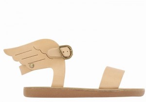 Ancient Greek Sandals Little Ikaria Soft Kids' Casual Sandals Beige | RXS23100JL