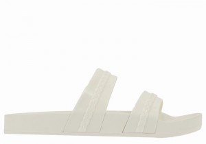 Ancient Greek Sandals Meli Women Slide Sandals White | YUU5892NW