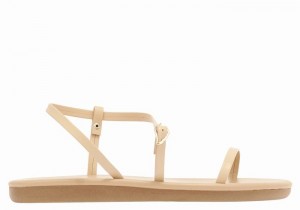 Ancient Greek Sandals Niove Women Back-Strap Sandals Beige | YCC4566GP