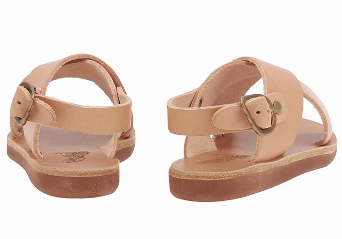 Ancient Greek Sandals Little Maria Soft Kids' Casual Sandals Beige | GZT4059ZV