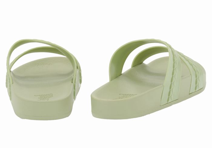 Ancient Greek Sandals Meli Women Slide Sandals Green | MTT6072PJ