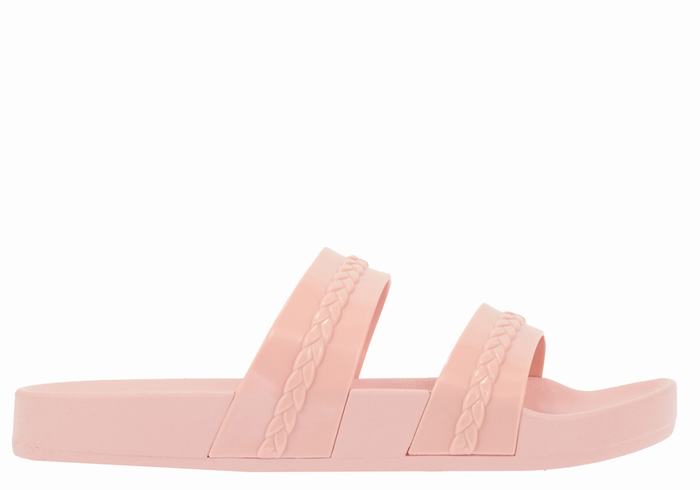 Ancient Greek Sandals Meli Women Slide Sandals Pink | AHM10071AP