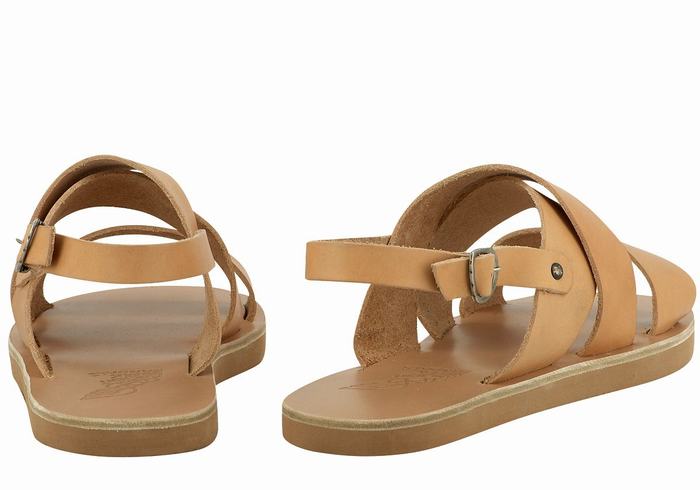 Ancient Greek Sandals Miltos Men Casual Sandals Beige | PIM4068GP